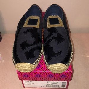 Tory Burch (authentic) Canvas Espadrille Flats